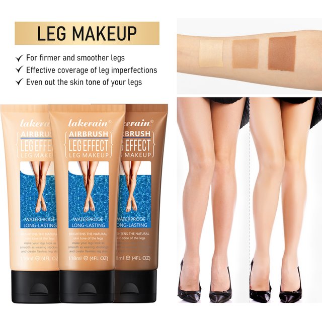 116ml Leg Makeup Waterproof Long Lasting Body Foundation Even Skin Tone Medium Bronze Tanning Cream Anti-Transfer