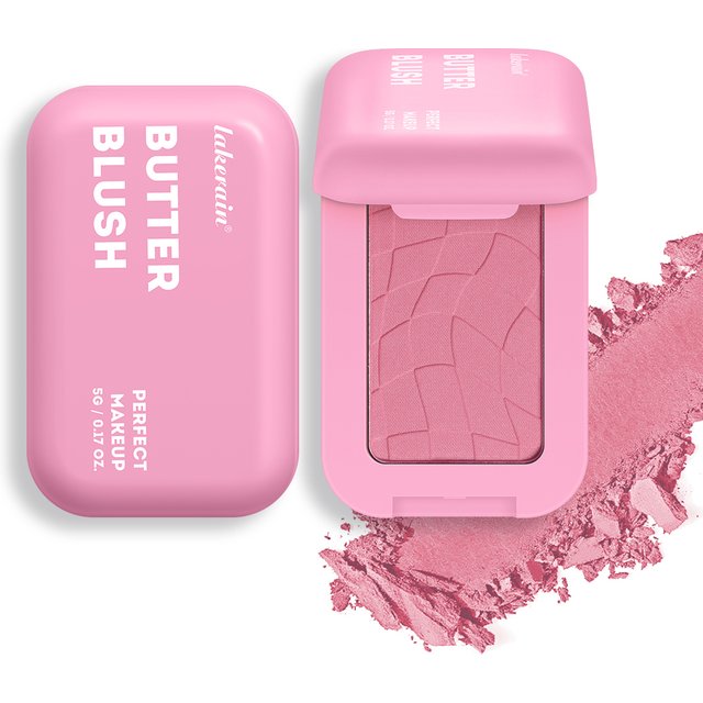 Professional Makeup Powder Blush 12HR Wear Vegan Formula Blusher Makeup Blush in Bar Cosmetics Palette Powder Pink Cream Face
