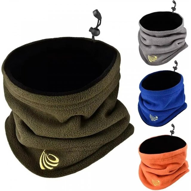 1/2/3pc Winter Fleece Neck Gaiter Ski Tube Scarf Snowboard Half Face Mask Face Cover for men & Women Outdoor Cold-proof Collar