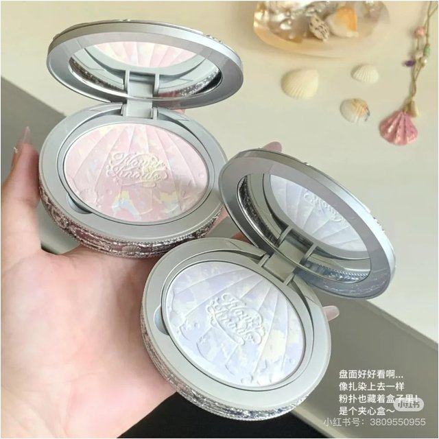Flower Knows Knight Unicorn Cloud Honey Powder Shell Pearl Loose Powder Clear Matte Oil Control Long-lasting Makeup Powder