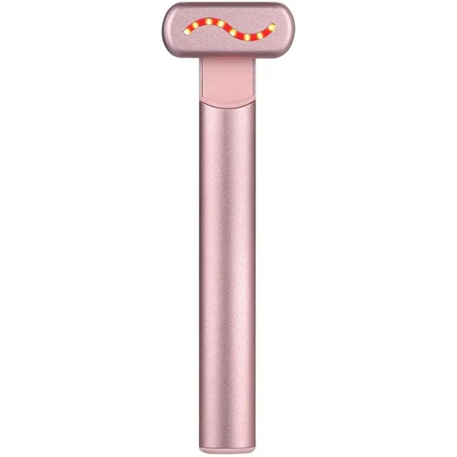 2026 New EMS Microcurrent Face Lifting Device Red Light Facial Wand Eye Neck Massager Skin Tightening Anti Wrinkle Beauty Tool