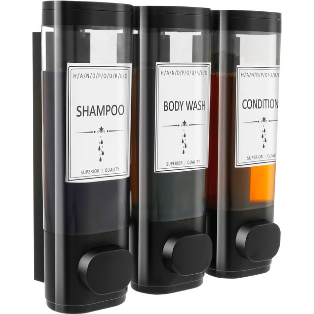 Distributeur de savon mural, salle de bains, shampoing et après-shampooing, distributeur de Gel douche, bouteille pour salle de bains, cuisine, hôtel