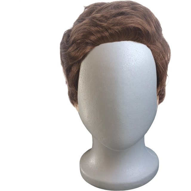 Styrofoam Wig Head Foam Mannequin Stand Holder Faceless Cosmetics Display Stand for Hair Travel Salon Hairpieces Model Hat Style