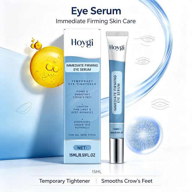 Firming Eye Serum Temporary Tightener Reduce Puffiness Dark Circles Look Hydrating Smooth Fine Lines Under Eye Care 15ml