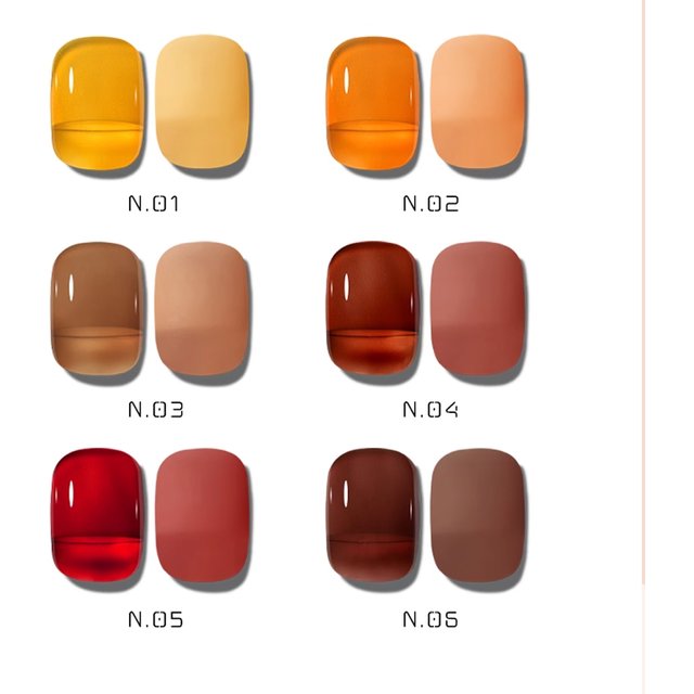 1/6color 5g Amber Brown Gel Nail Polish Set Y2K Autumn Winter Gradient Leopard Jelly Nail Gel Semi Permanent Soak Off Varnish
