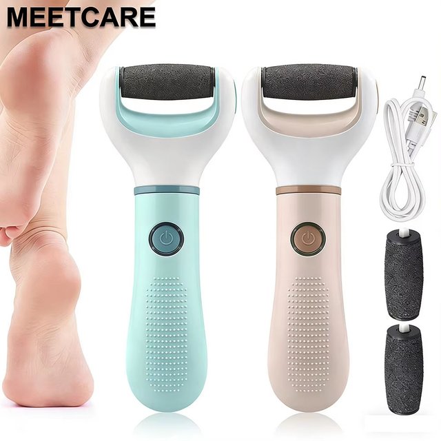 Electric Foot Grinder for Dead Skin Remover Feet Scrubber Callus Shaver Removal Dry Dead Cracked Safe Foot Care Tool