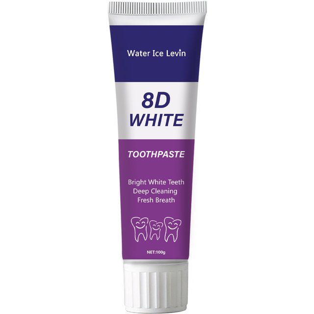 8D Snow Toothpaste, Deep Cleansing, Contains Natural Plant Extracts, Freshens Breath, Formula That Enhances Confidence, Suitable for Adults and Teenagers, Enhances Confidence with Its Teeth Care