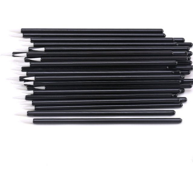 50/100pcs Eyelash Eyeshadow Applicator Lip Brush For Nail Art Eyeliner Brushes Painting Pen Tool Eye Lash Wands Accessories