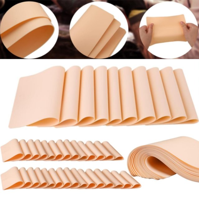 30/20/10/5/1PCS Tattoo Practice Skin Blank Fake Tattoo Skin Synthetic Leather for Permanent Makeup Tattoo Beginner Exercise Tool