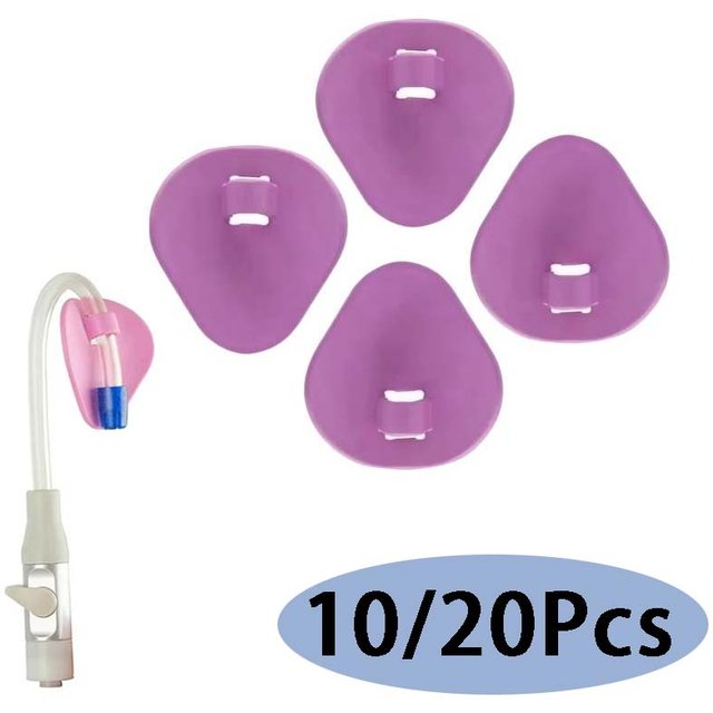 10Pcs Autoclavable Dental Suction Tube Holder Oral Care Tools Saliva Ejector HVE Tube Positioner