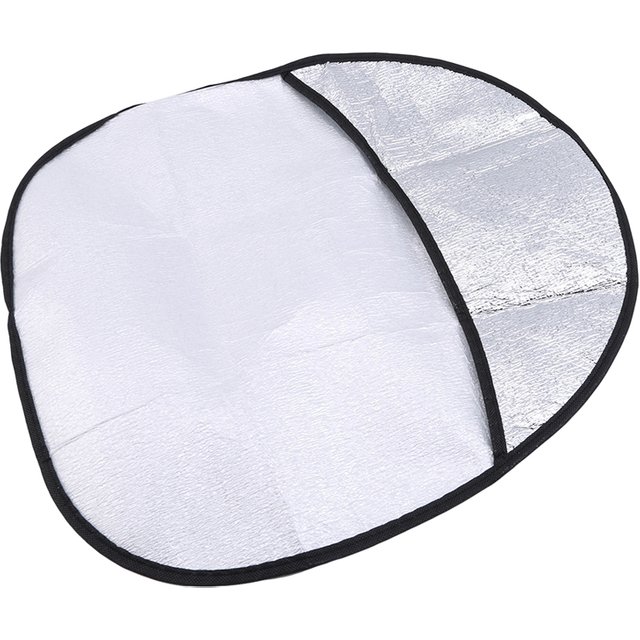 1/2Pcs Car Steering Wheel Anti-Heat Sun Shade Cover Foldable Sun-proof Anti-UV Protect Parasol Shield Sunscreen Insulation Cover