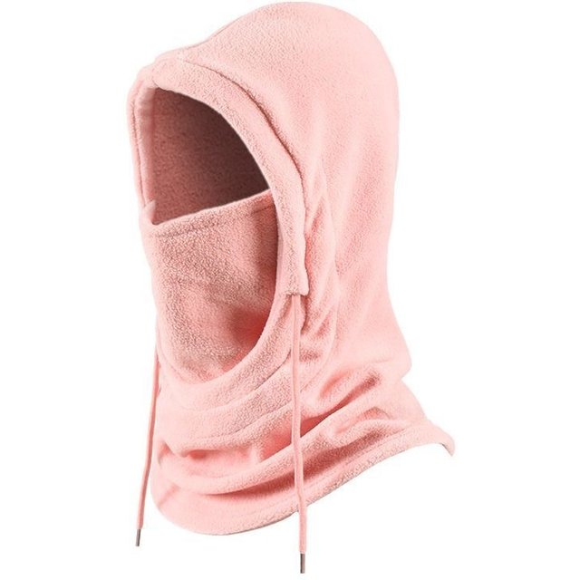 Motorcycle Winter Thermal Neck Warmer Outdoor Fleece Balaclava Scarf Skiing Face Mask Snood Hood Hat Windproof Keep Warm MTB Cap