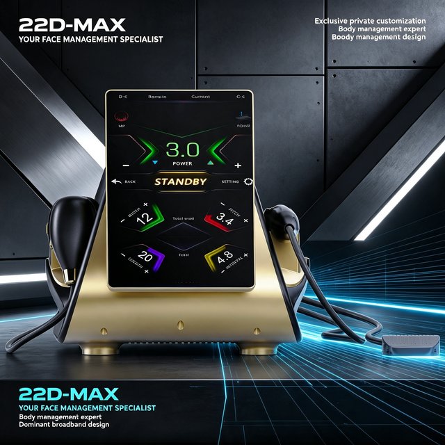22D MAX HIFU Beauty Equipment Machine for Facial Tightening Slimming And Fat Reduction Latest Model