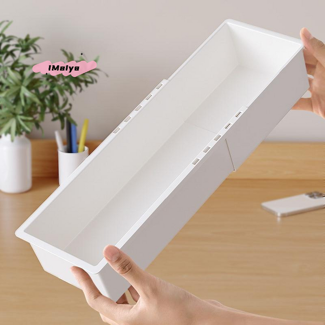 Universal Extendable Drawer Organizer Durable Plastic Multi-Size for Makeup Cosmetic Bedroom Dressers Tool Storage Desk