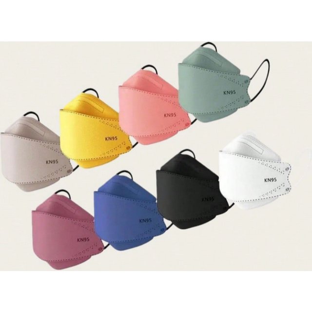 KN95 Mask,Colorful KN95 Face Masks,4-Ply Face Cover,Dustproof Face Mask,Daily Protective Mask,Multicolor KN95,Outdoor Face Mask