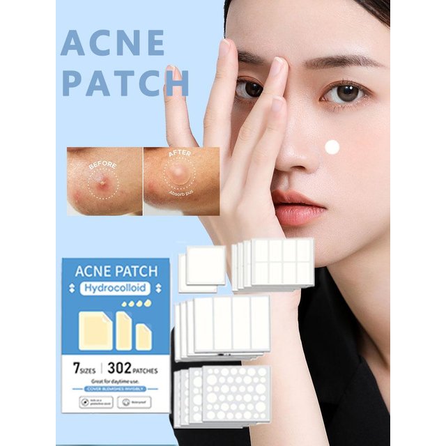 Invisible Acne Pimple Patches Hydrocolloid Anti-Acne Removal Spots Concealer Waterproof Repair Stickers for Daily Skin Care