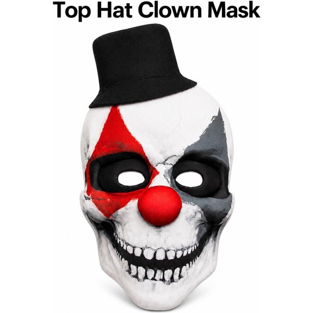 Halloween EVA Masks, Lightweight Clown Skull Pumpkin Monster Face Masks for Party Cosplay Stage Props, Adult Unisex