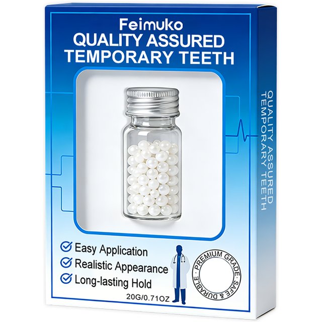 Temporary Tooth Repair Beads Fix Gaps Broken Teeth Realistic Easy Use Lasting Hold Oral Care Tool Moldable Dental Filling Beads