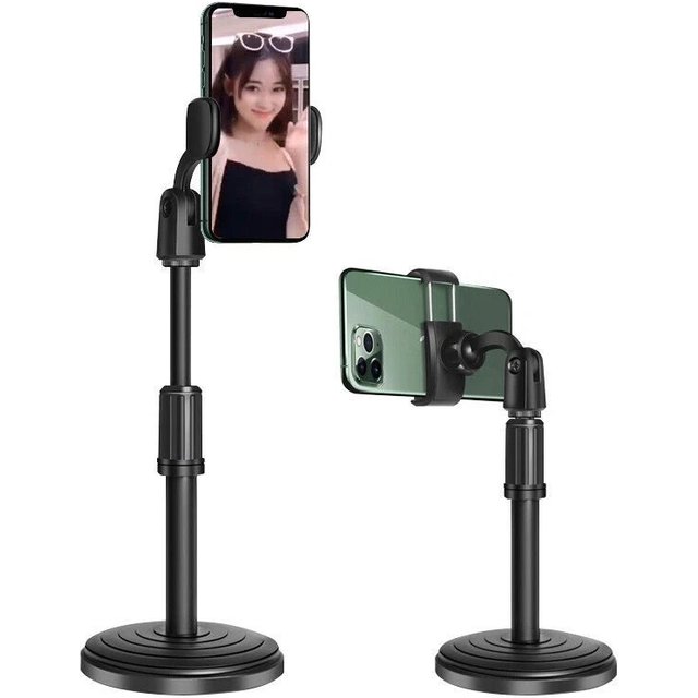Adjustable Phone Stand Live Broadcast For Makeup Tutorial Shooting Bedroom Table Viewing Holder Handsfree Movie Watching Stand