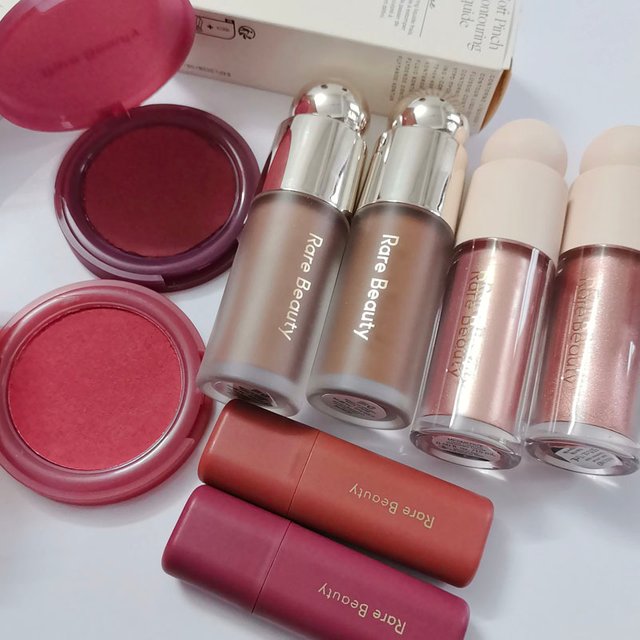 Hot Rare Beauty Makeup Soft Pinch Matte Bouncy Blush Blurred Bouncy Cushiony Cream Lasting Moisturizer Butter Lip Blam Friendly