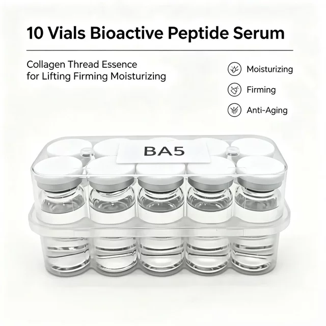 (Cap Color Varies) Multi‑Filter Purified Water BAC Essence Sample 3ml or 10ml for Skin Care