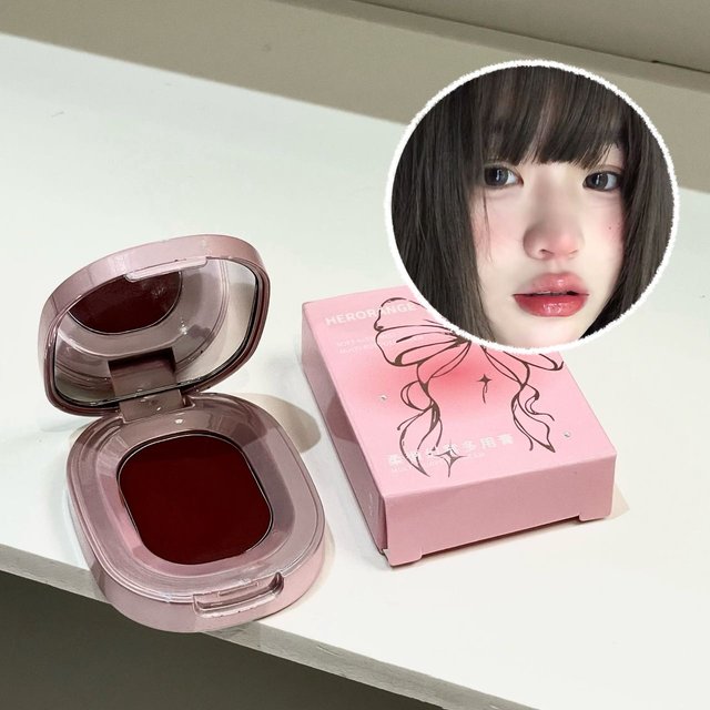 Herorange Soft Matte 3-in-1 Cream Multi-Use for Lip Cheek Eye Long Lasting Daily Makeup Holiday Gift