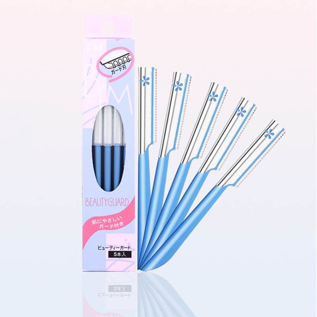 5pcs Eyebrow Epilator Sets for women Makeup Beauty Eyebrows Hair Removal Styling Tool Steel Blade Facial Sourcil Razor Trimmer