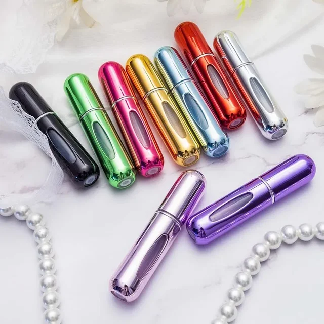 Mini parfum de voyage, récipient atomiseur rechargeable, Portable, taille de voyage, boîtier de