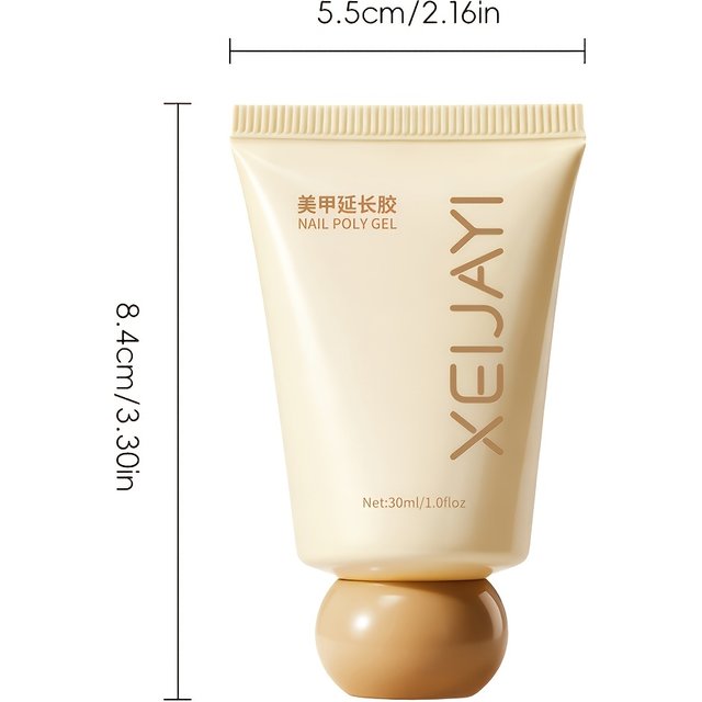 XEIJAYI 30ml 18 Color Optional Solid Extension Gel for Strengthening and Shaping, Not Easy to Break Nail Polish Gel