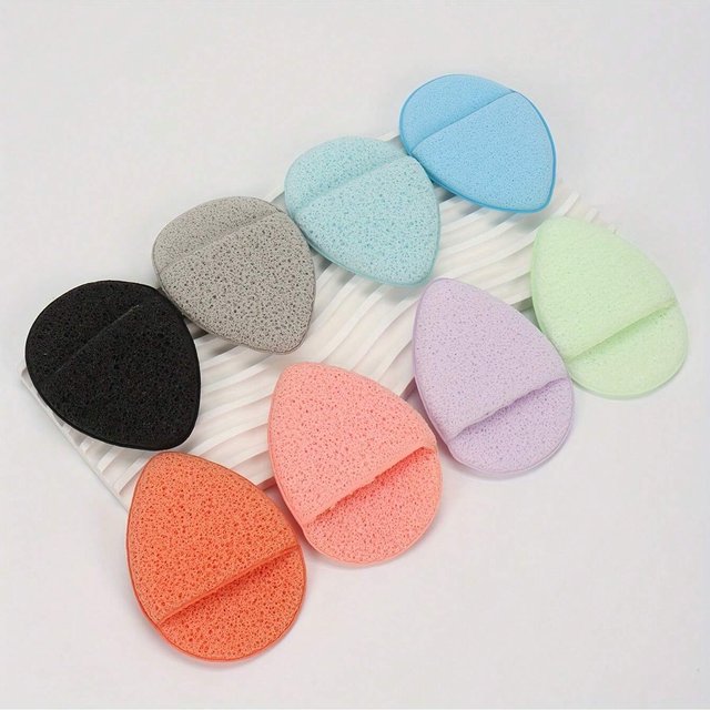 4/6pcs Random Color Gentle Facial Sponges, Removes Deep Down Dirt & Makeup That Causes Breakouts and Blackheads, Reusable