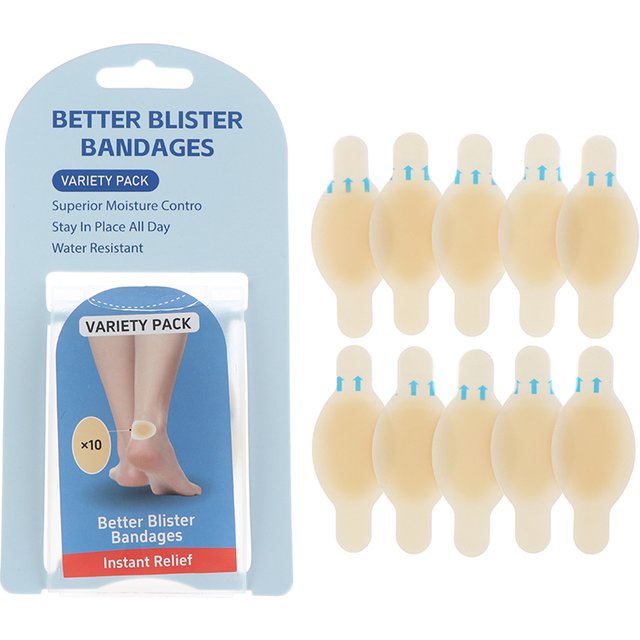 10/12pcs Adhesive Hydrocolloid Gel Blister Plaster Heel Anti-wearing Heel Sticker Pedicure Patch Plaster Foot Care Tools
