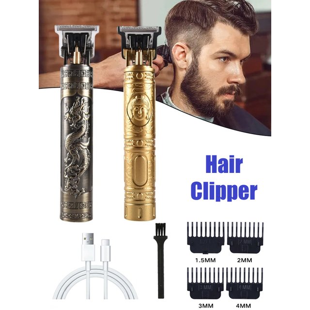 2026Professional Carving Hair Clipper for men Barber Rechargeable Metal Hair Trimmer Precision Haircut Machine