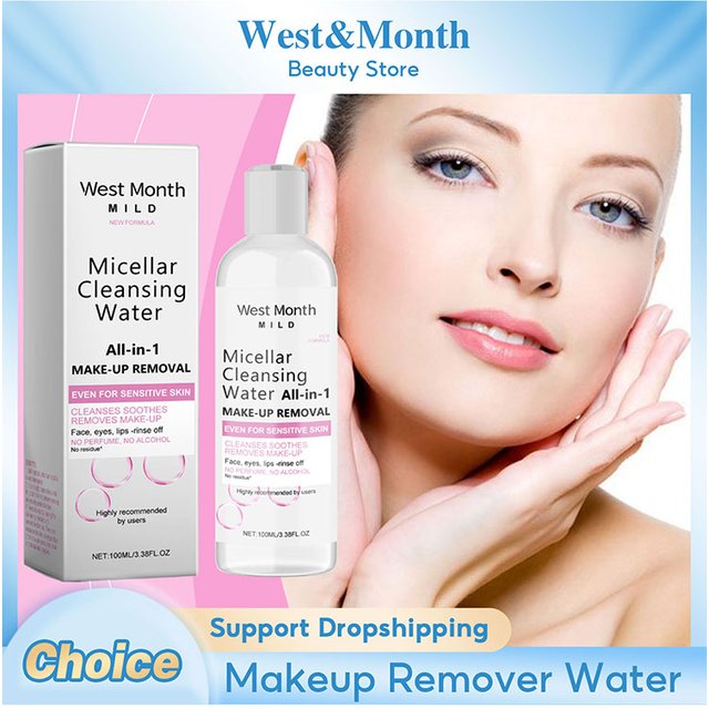 Micellar Water Deep Makeup Remover Cleaning Pores Soft Hydrating Refresh Moisturizing Eyes Lips Facial Cleanser Liquid Skin Care