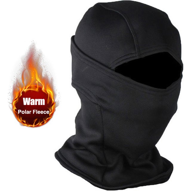 Winter Fleece Warm Camouflage Balaclava Outdoor Cold-proof Ski Cycling Full Face Mask Motorcycle Mask Helmet Lining