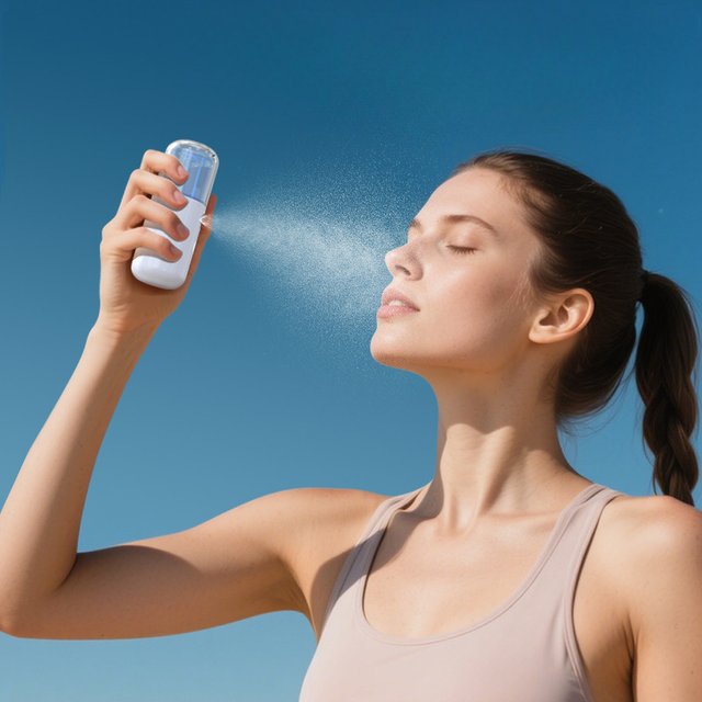 Rechargeable Portable Nano Mist Sprayer Moisturizing Beauty Device for Face Deep Hydration and Refreshing Skin Care