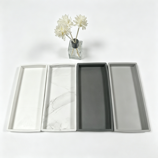 A multifunctional bathroom countertop storage tray, hand sanitizer shampoo display tray, jewelry display tray