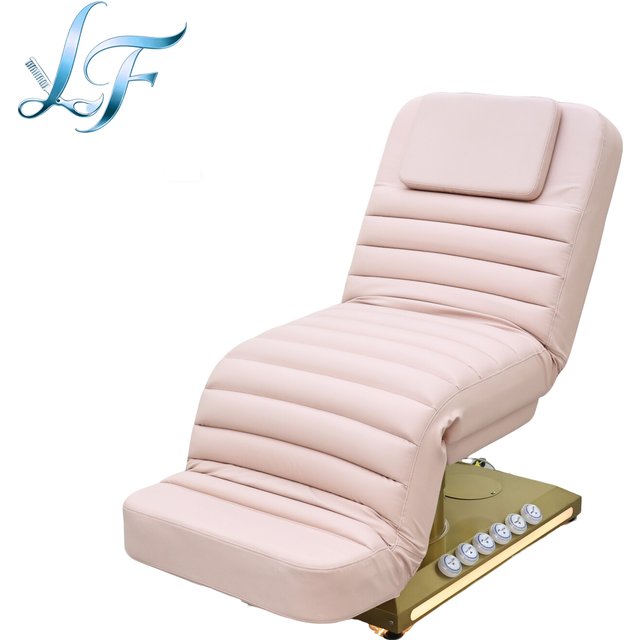 Synthetic Leather Electric Cosmetic Bed For Facial Lash Massage Used In Professional Aesthetic Beauty Salon Gear