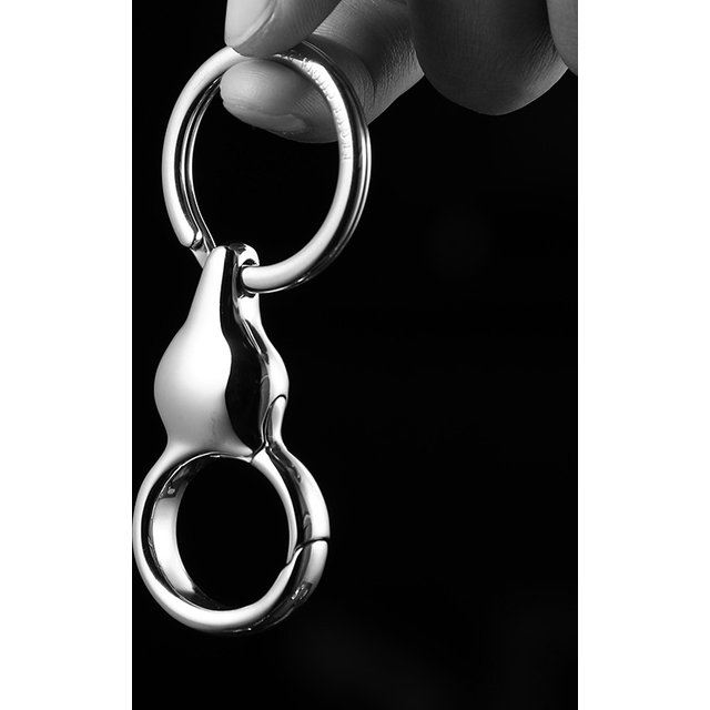 Porte-clés gourde de luxe pour hommes, porte-clés en acier inoxydable 316, Clip de porte-clés de taille, accessoire pendentif EDC, cadeaux haut de gamme