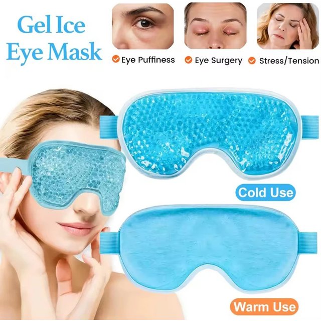 Cold Compress Eye Mask Can Be Reused for Dark Circles Swollen Eyes Relieving Migraines and Eye Fatigue Skincare Gift Eye Mask