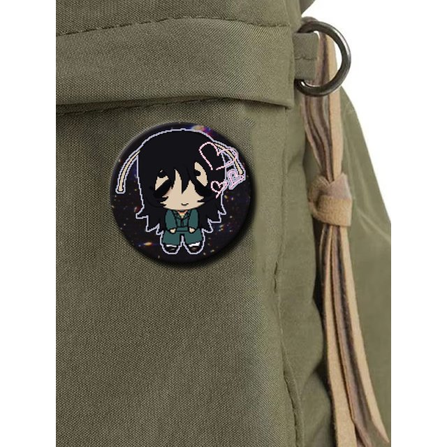 58mm Game Mouthwashing Jimmy Curly Anya Daisuke Button Pin Kawaii Brooch Badge Bag Decor Accessories Gamer Collect Friends Gifts