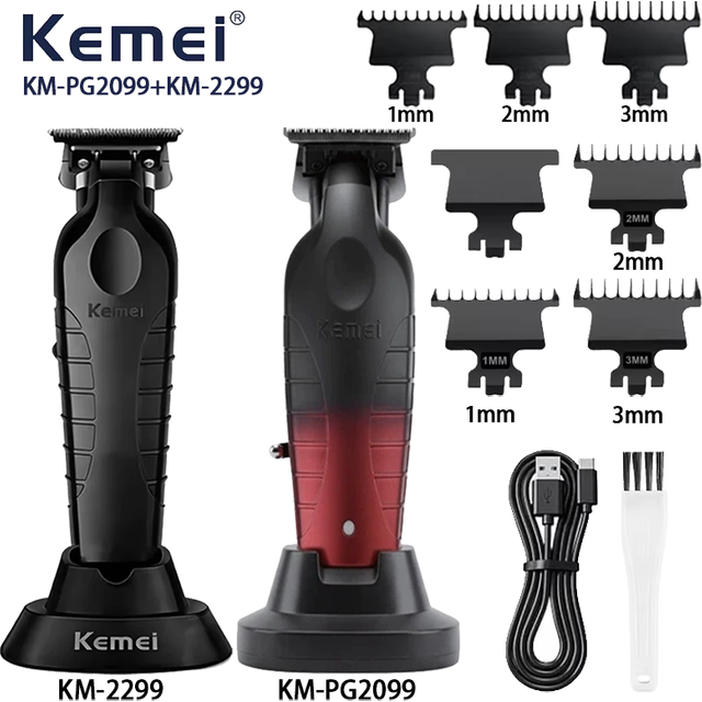 Kemei Professional Hair Clipper Kit KM-PG2099 KM-2299 Electric Hair Trimmer Male Hair Cutting Machine Mens Trimmer Machine