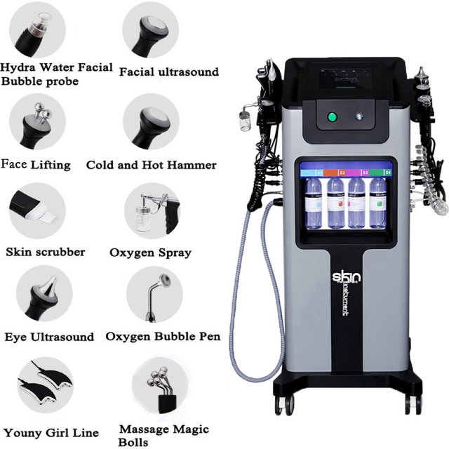 10 in 1 Hydro Dermabrasion Machine Face Lifting Facial Deep Cleaning Aqua Peeling Skin Rejuvenation Skin Care SPA Device