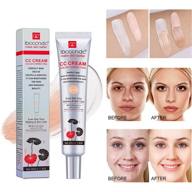 Base CC Cream Moisturizing Waterproof Anti-sweat Makeup Before Concealer Lasting Women Makeup Protect Skin erborian Cosmetics