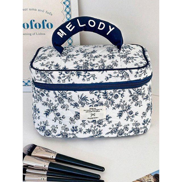 Wholesale Quilted Makeup Clutch Bag Large Pouch Travel Cosmetic Organizer Toiletries Makeup Clutch Bag Luxury Women Bags