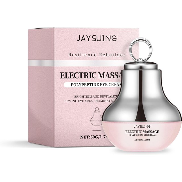Jaysuing Electric Eye Cream Accelerate Absorption Moisturize Skin Fade Dark Circle Reduce Crow's Feet Automatic Roller Eye Serum