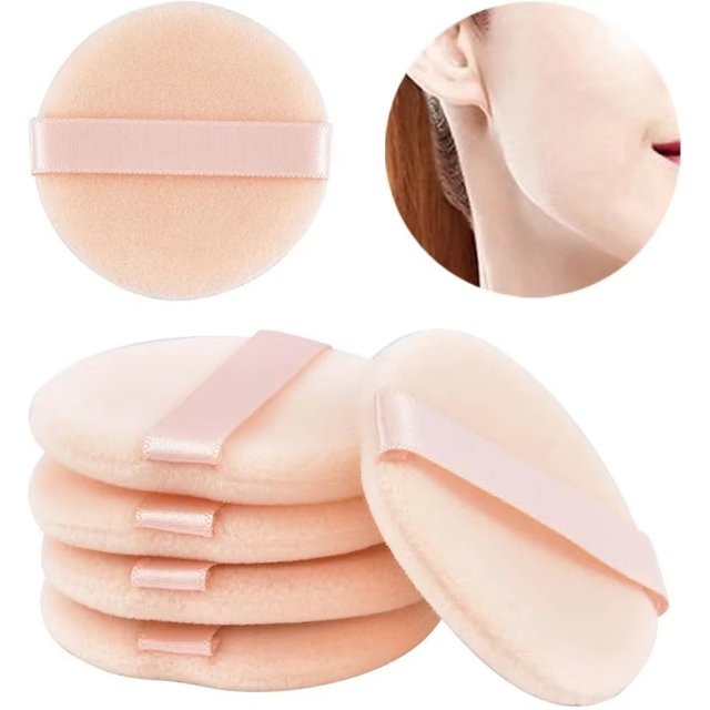 5-30Pcs Professional Round Shape Facial Powder Foundation Puff Portable Soft Cosmetic Puff Makeup Foundation Sponge Beauty Tool