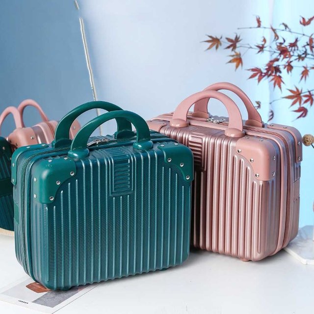 Hot Sales 14 inch Travel Suitcase Mini Hand Makeup Case Luggage Travel Cosmetic Box for women