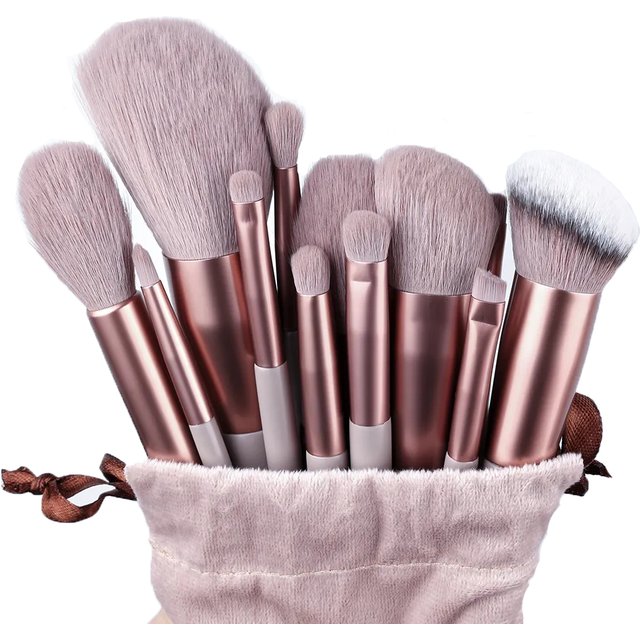 13Pcs Soft Makeup Brushes Set for Cosmetics Foundation Blush Powder Eye Shadow Makeup Brush Beauty Tool
