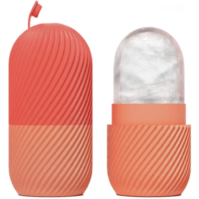 Ice Roller For Face And Eye Face Massage Silicone Ice Mold For Face Beauty Puffiness Relief Facial Massager Skin Care Tools
