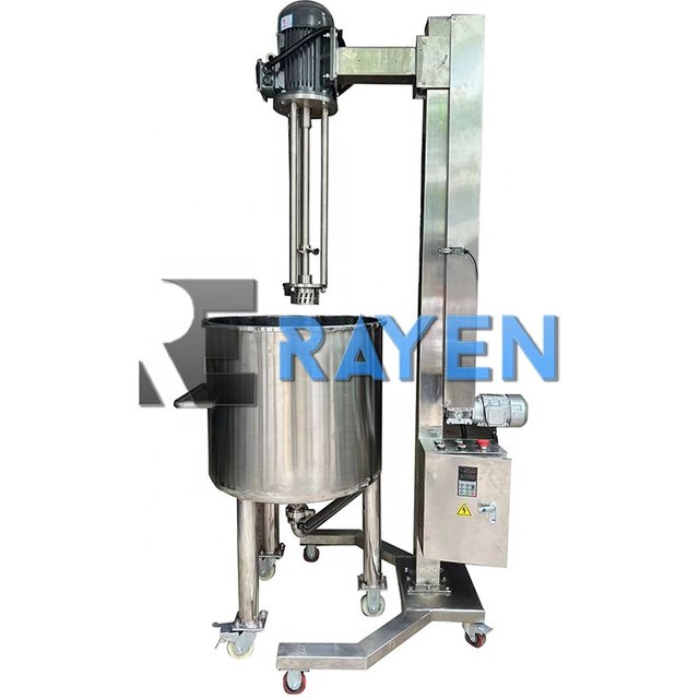 Shampoo Cosmetic Cream Lift Emulsifier Emulsion Mixer Batch Cabomer Homogenizer Silverson High Shear Mixer